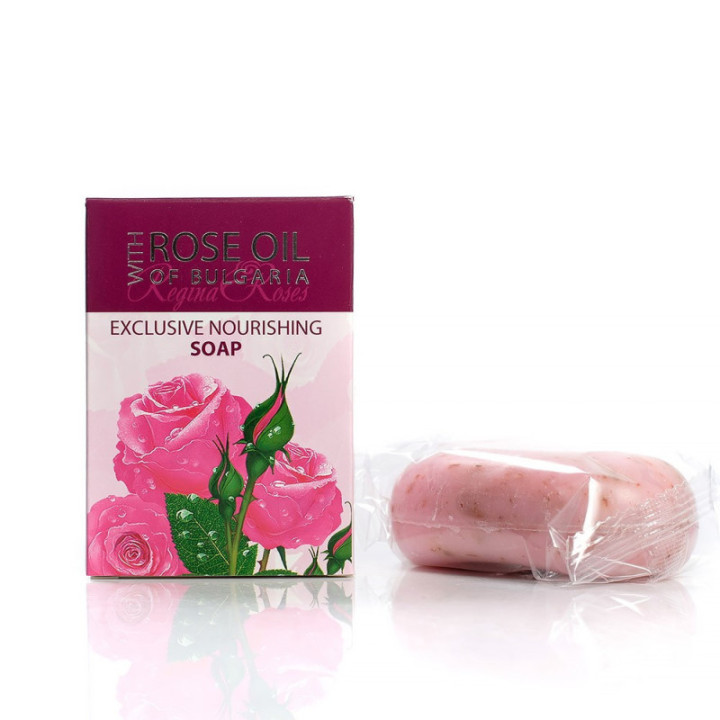 Jabón de Rosa de Bulgaria Regina Floris (100g) | Natural y Vegano