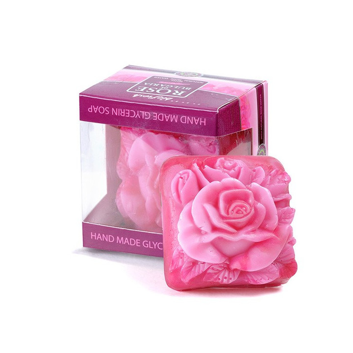 Jabón Glicerina Rosa Square 3 Colores 70 g-SPA ROSE
