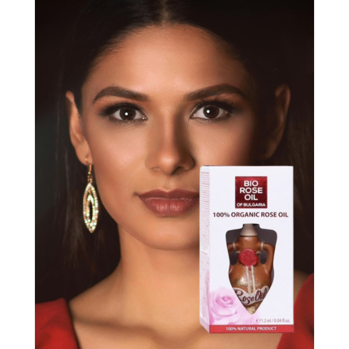 Aceite de Rosa Búlgaro Orgánico 1,2ml | Bio Rose Oil 100% Puro