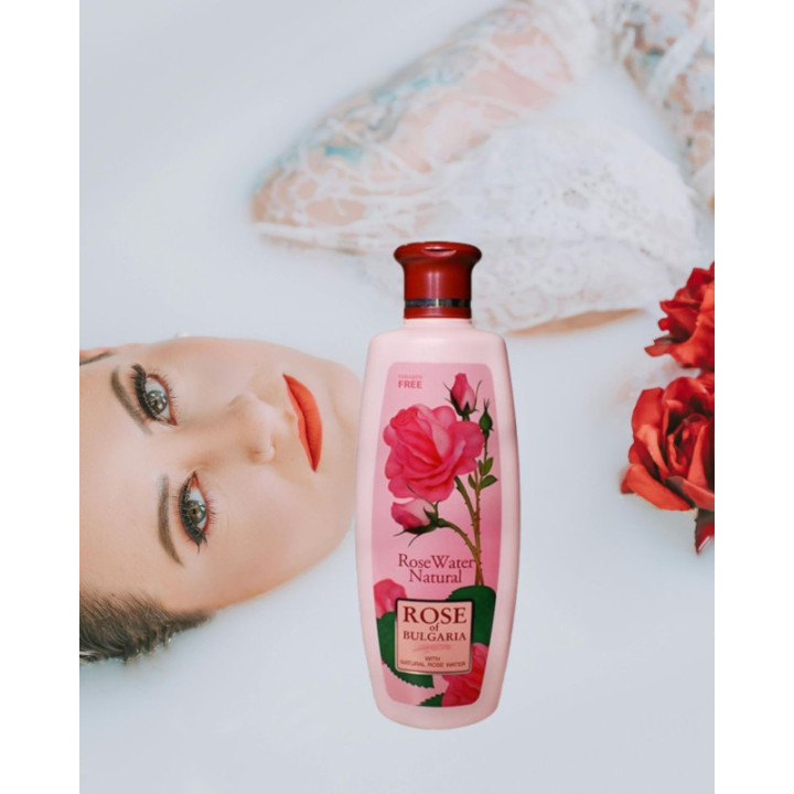 Agua de Rosas de Bulgaria 330ml | Tónico Natural 3 en 1