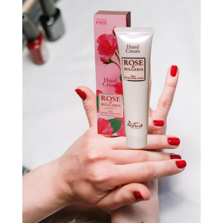Crema de Manos Rosa de Bulgaria 75ml | Nutrición y Cuidado Vegan