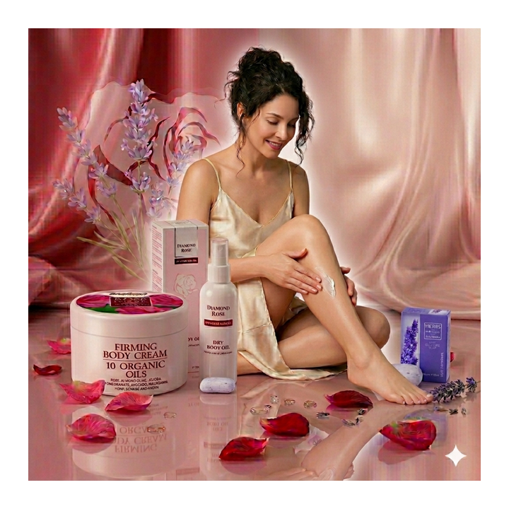 Pack Reafirmante Antiestrías Rosa de Bulgaria · 3 Productos