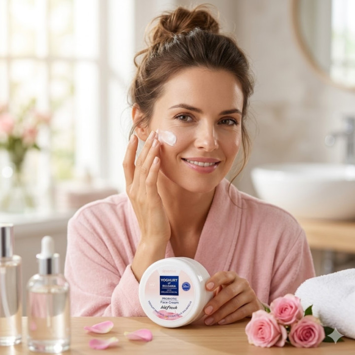 Crema facial probiótica ultrahidratante-Yogur de Bulgaria 100 ml
