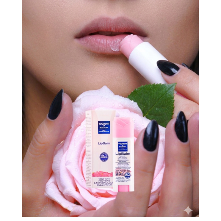 Bálsamo Labial Probiótico: Colágeno y Yogur de Bulgaria