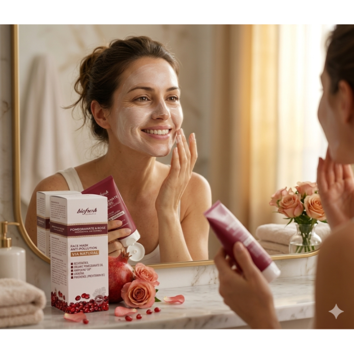 Mascarilla Limpiadora Facial Vía Natural Granada 125ml