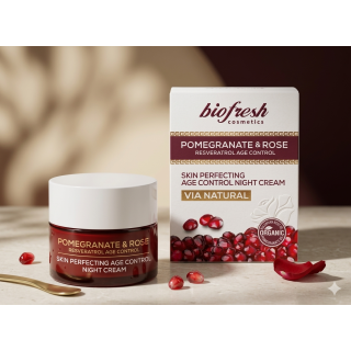 Crema de Noche Anti-Edad Vía Natural Granada 50ml