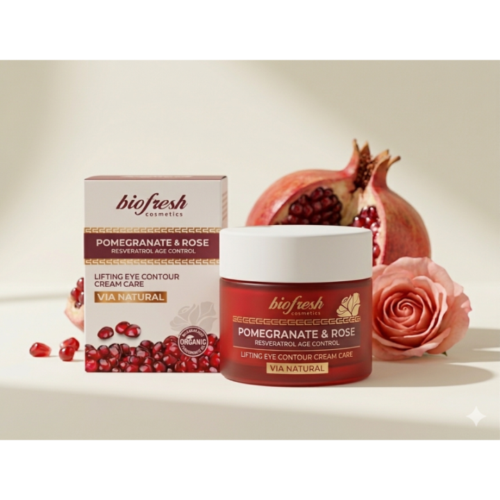 Contorno de Ojos Rosa y Granada 25ml | Efecto Lifting Natural