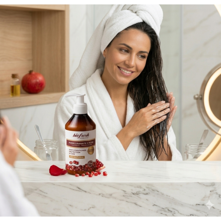 Acondicionador Granada y Rosa Via Natural 250ml | Brillo y Densidad