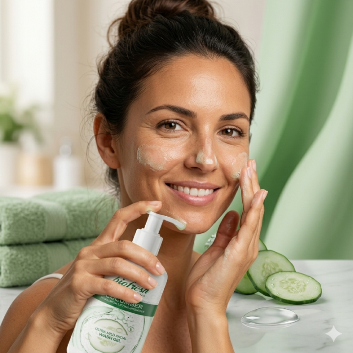 Gel Limpiador Facial Ultra Suave con Triple Hialurónico y Pepino 220 ml