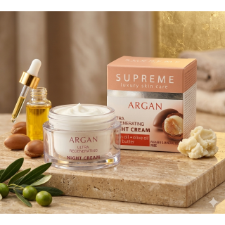 Crema de Noche Ultra Regenerante Argán | Supreme Luxury 50ml