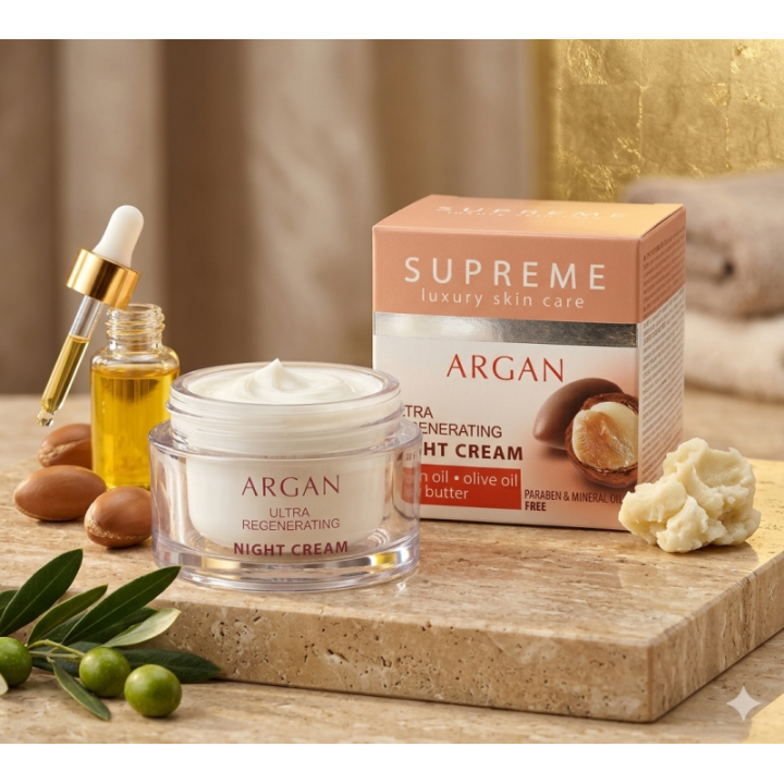 Crema de Noche Ultra Regenerante Argán | Supreme Luxury 50ml