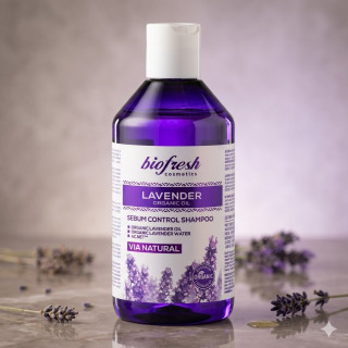 Champú Anticaspa y Control de Sebo Lavanda 300ml | Via Natural