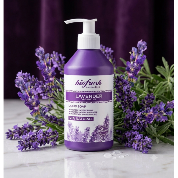 Jabón Líquido de Aceite Orgánico de Lavanda 300 ml