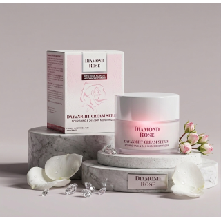 Sérum en Crema Diamond Rose 50ml | Antiarrugas 24h Efecto Gloss