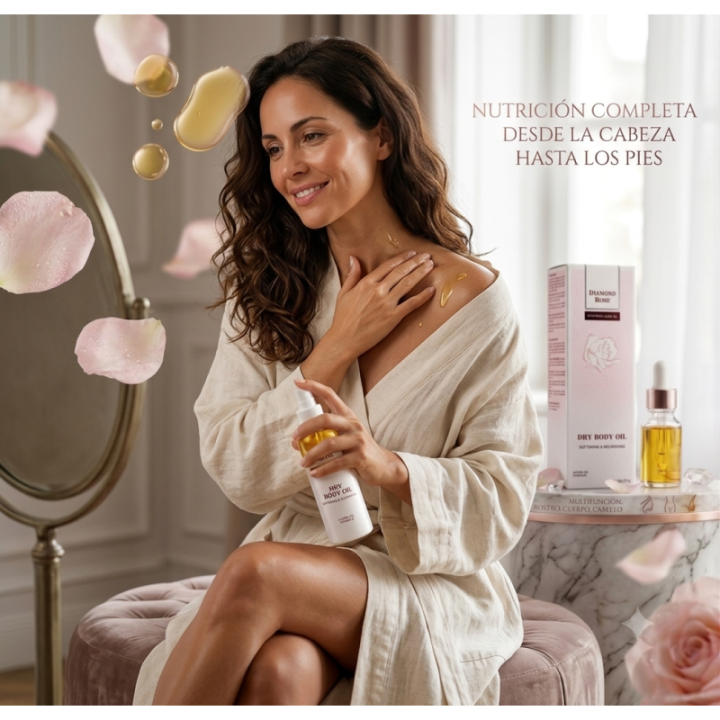 Aceite seco antiestrías multifunción - Diamond Rose 150 ml
