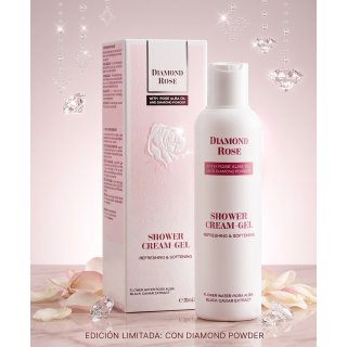 Gel de Ducha Refrescante con Rosa Alba y Caviar Negro · Diamond Rose 200 ml | Farmalínea