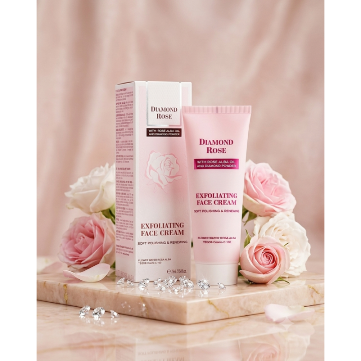 Crema facial exfoliante -  Diamond Rose 75 ml