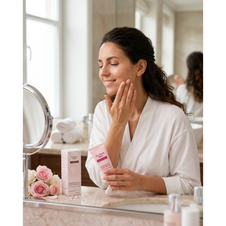 Crema facial exfoliante -  Diamond Rose 75 ml