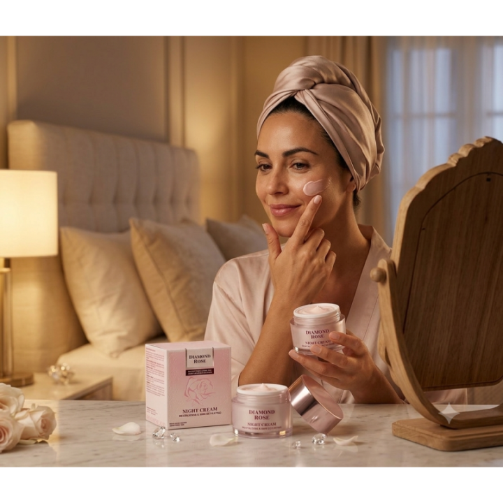 Crema  noche revitalizante - Diamond Rose 50 ml