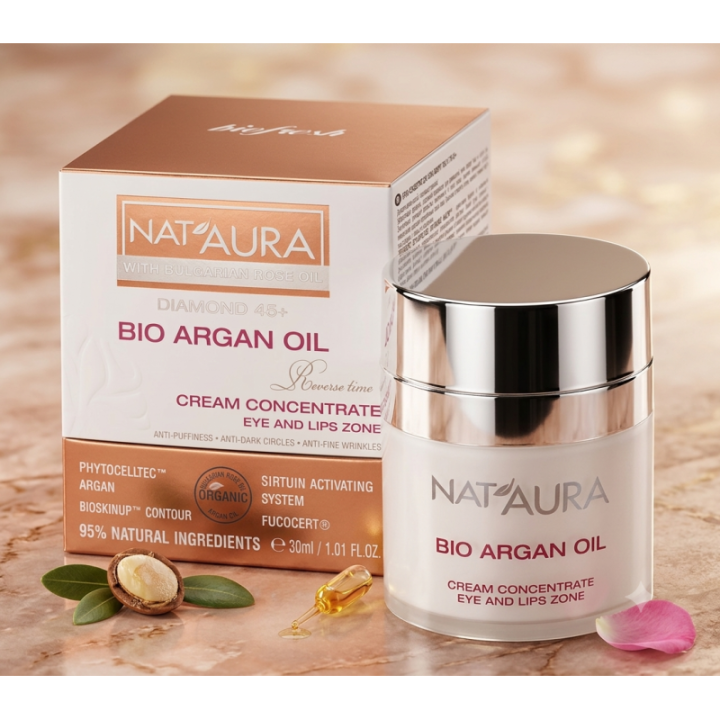 Contorno de Ojos y Labios  Crema Concentrada Diamond 45 + Nataura 30 ml