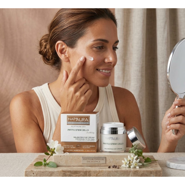 Crema Equilibrante de Día para Piel Normal a Grasa  Platinum 30 + Nataura 50 ml
