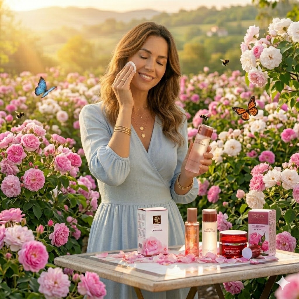 Productos Farmalinea Rosa de Bulgaria - cosmética natural con Rosa Damascena